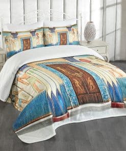 Colcha Decorativa con Estampado Egipcio de Lunarable,