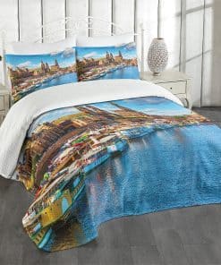 Juego de Colcha Lunarable Scenery, Escena de Verano de la