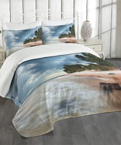 Colcha Lunarable Lighthouse, Faro Au Sable en Pictured Rock