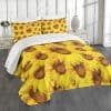 Colcha Lunarable Girasol, Ramo Girasol Floreciente Botánica