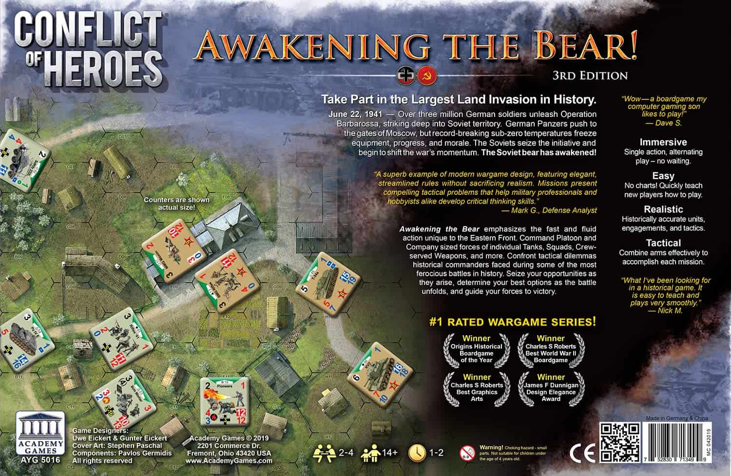 Academy Games | Conflict of Heroes: Awakening The Bear 3rd - Imagen 5