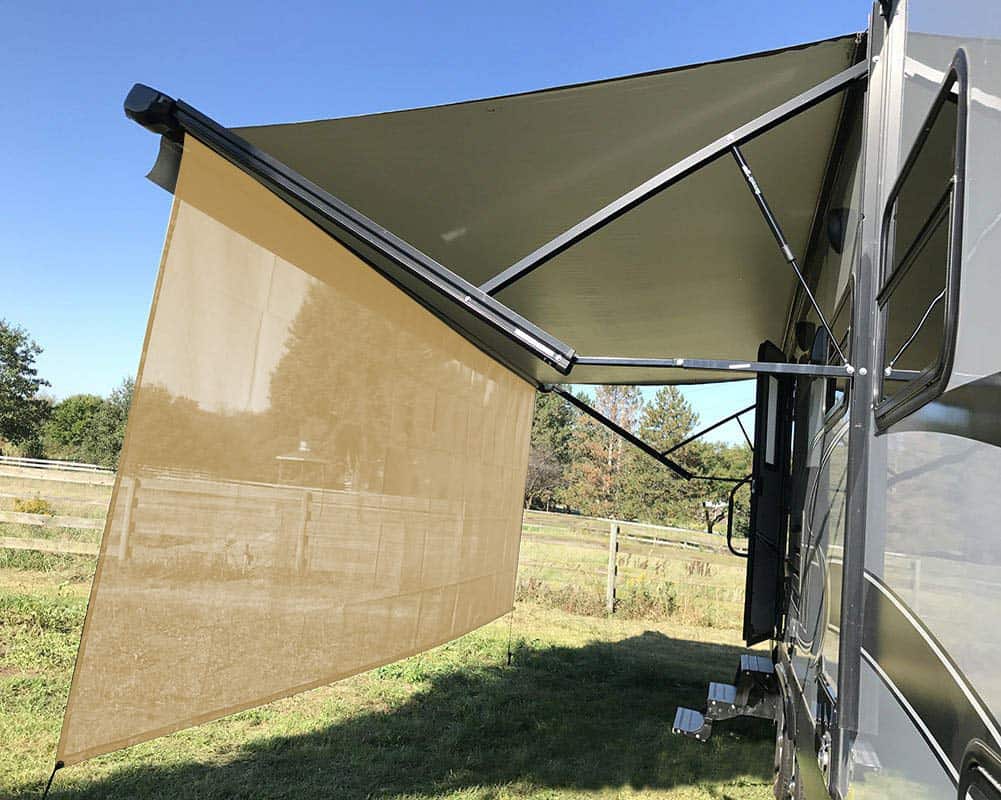 Tentproinc RV Awning Sun Shade Screen 8' X 10' 3'' (Ajuste - Imagen 3