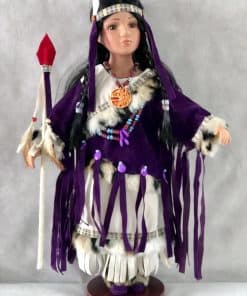 Muñeca India de Porcelana Jmisa de 18"