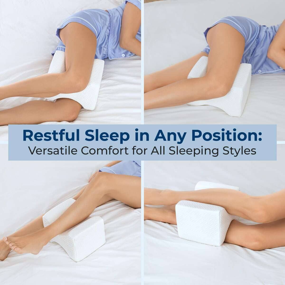 Almohada de rodilla para dormir de lado de 5 STARS UNITED - - Imagen 4