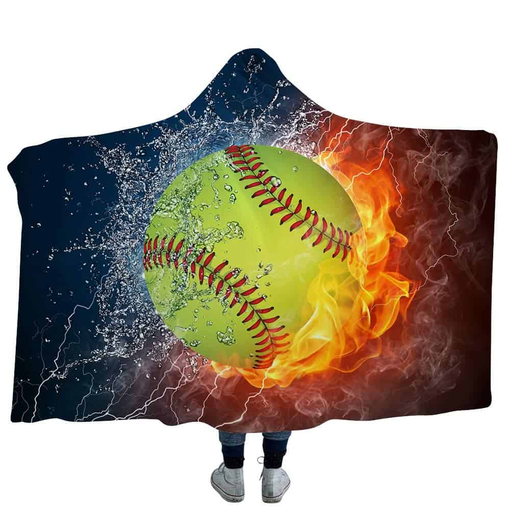 Manta con capucha Irisbell Cape Wrap Béisbol Baloncesto