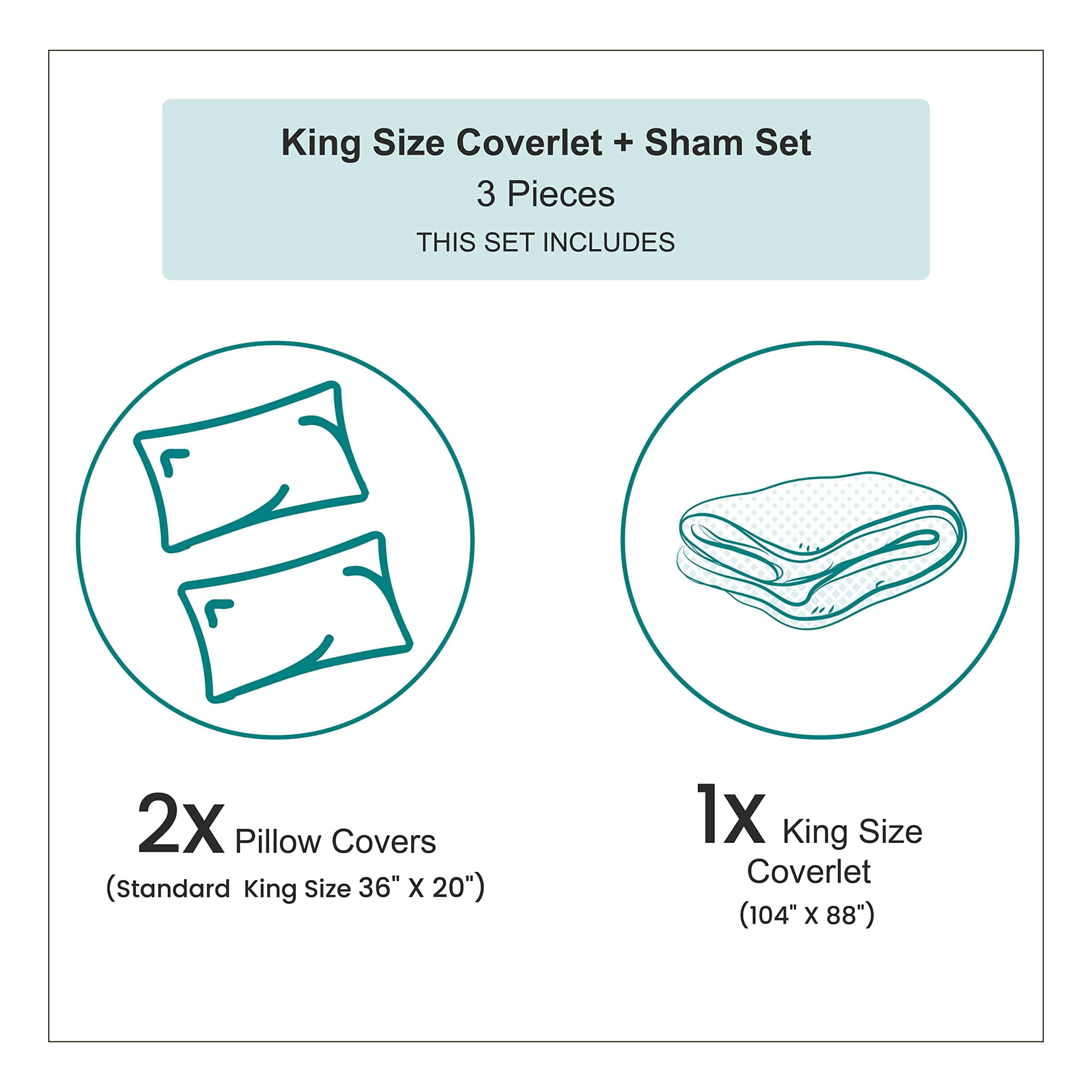 Juego de colchas Ambesonne Seashells, Tablas de madera, - Imagen 5