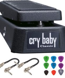 Pedal Wah Dunlop GCB95F Cry Baby Classic con 2 Cables de