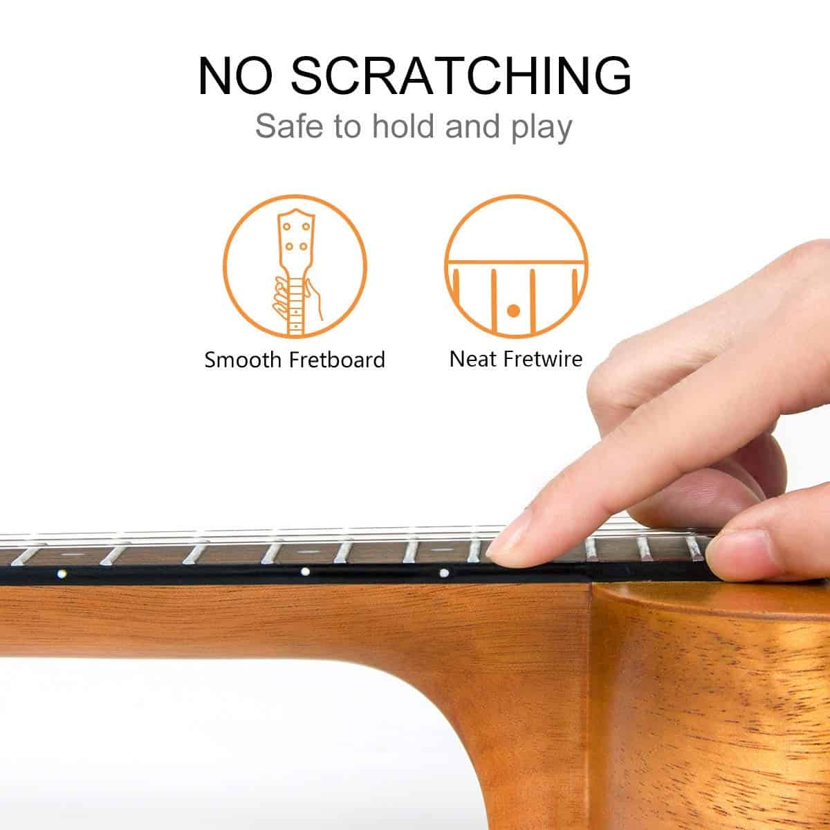 Ukelele Barítono Kmise de 30 pulgadas de Madera de Caoba - Imagen 6