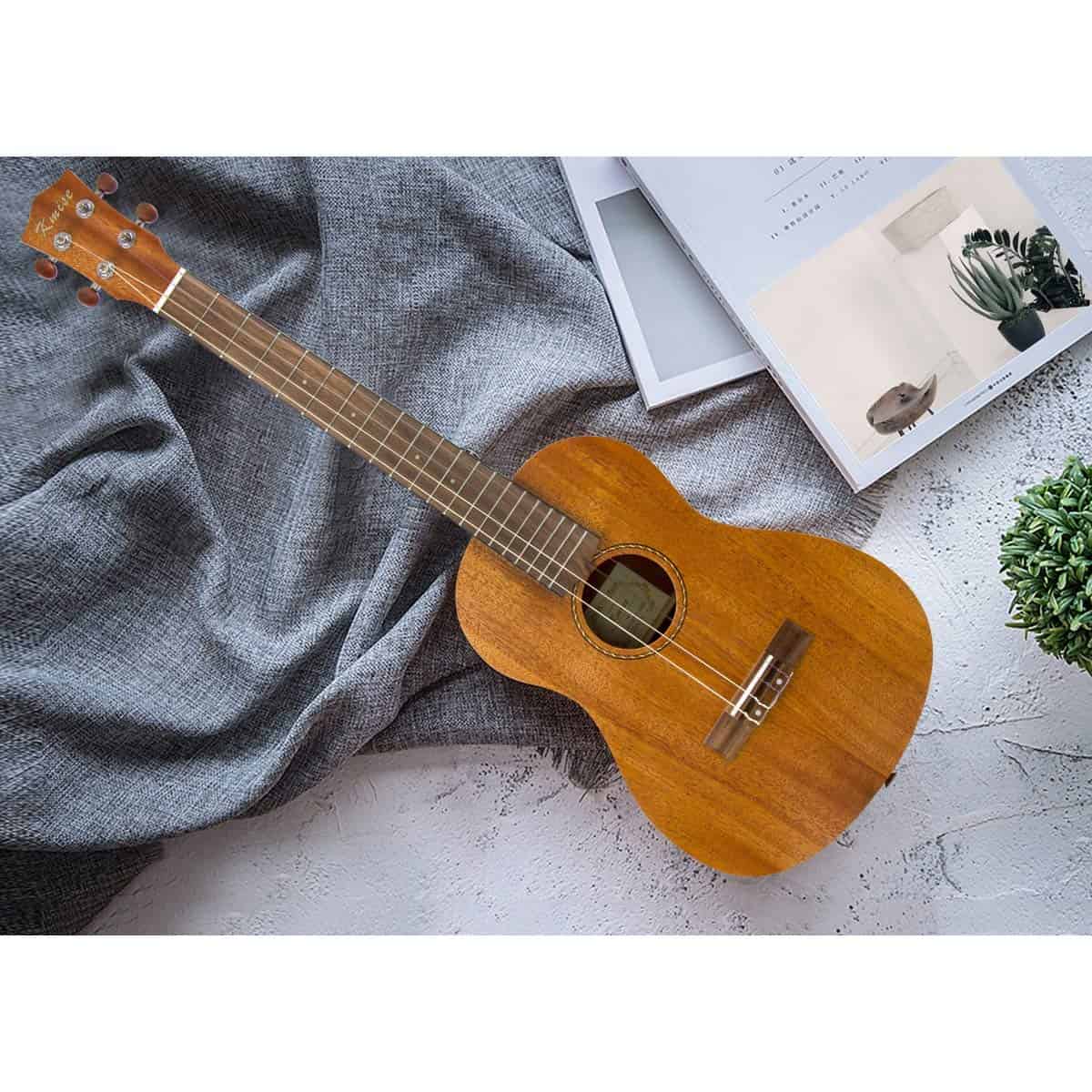 Ukelele Barítono Kmise de 30 pulgadas de Madera de Caoba - Imagen 9