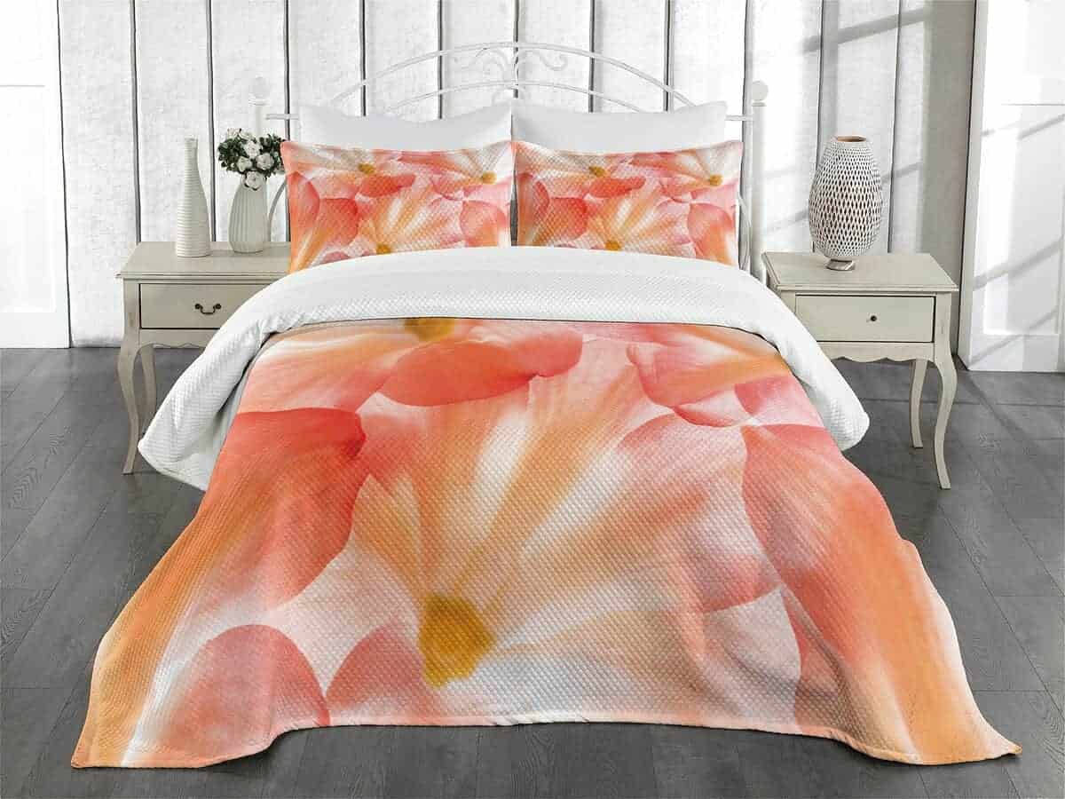 Colcha Lunarable Floral, Flores de Primavera en Detalle de - Imagen 3