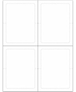 Calcomanías para ventana con añadido blanco liso - 4.25