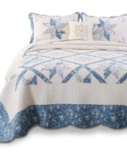 Colcha de Cama Acolchada de Lujo Kasentex 100% Algodón con