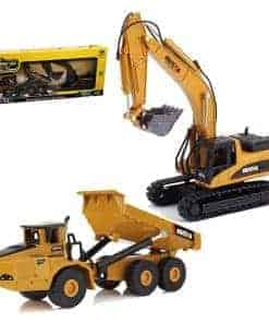 Camión de Volteo Articulado de Escala 1/50 Juguete de