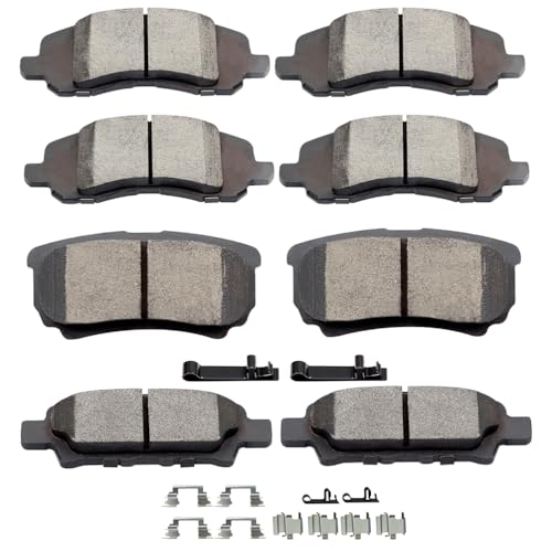 Juego de Pastillas de Freno de Cerámica, SCITOO 8pcs Set de