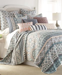 Juego de Edredón Levtex Home Addie King, Floral, 100%