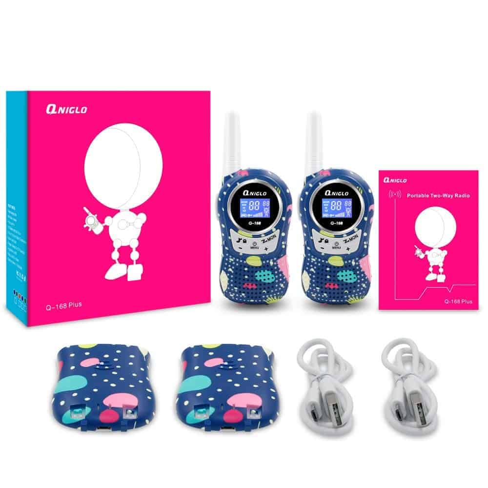 Walkie Talkies, Qniglo - Recargables con Sonido Claro, - Imagen 9