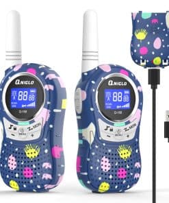 Walkie Talkies, Qniglo - Recargables con Sonido Claro,