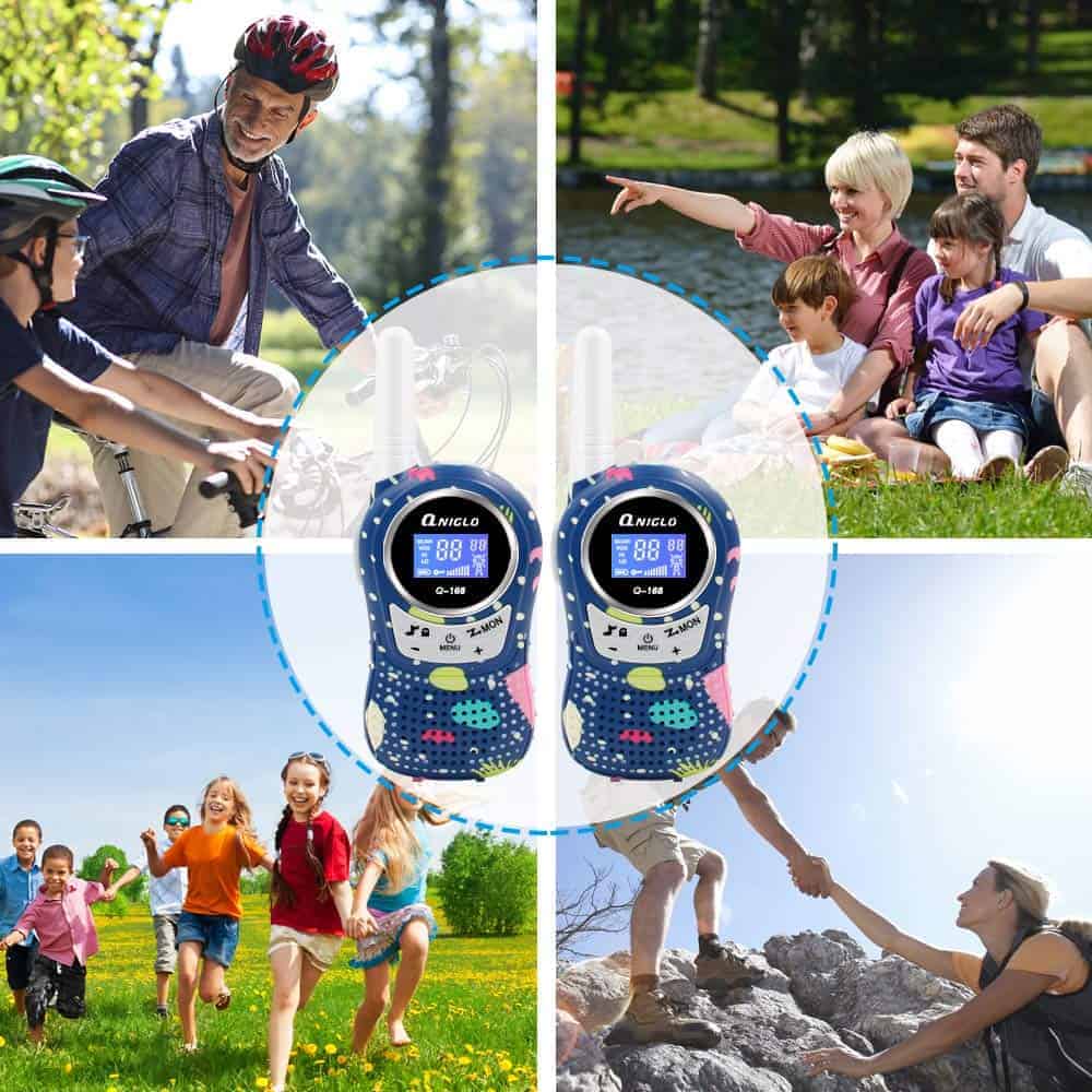 Walkie Talkies, Qniglo - Recargables con Sonido Claro, - Imagen 6