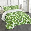 Colcha Lunarable Leaf, Hojas Exóticas de Verano Hawaianas,