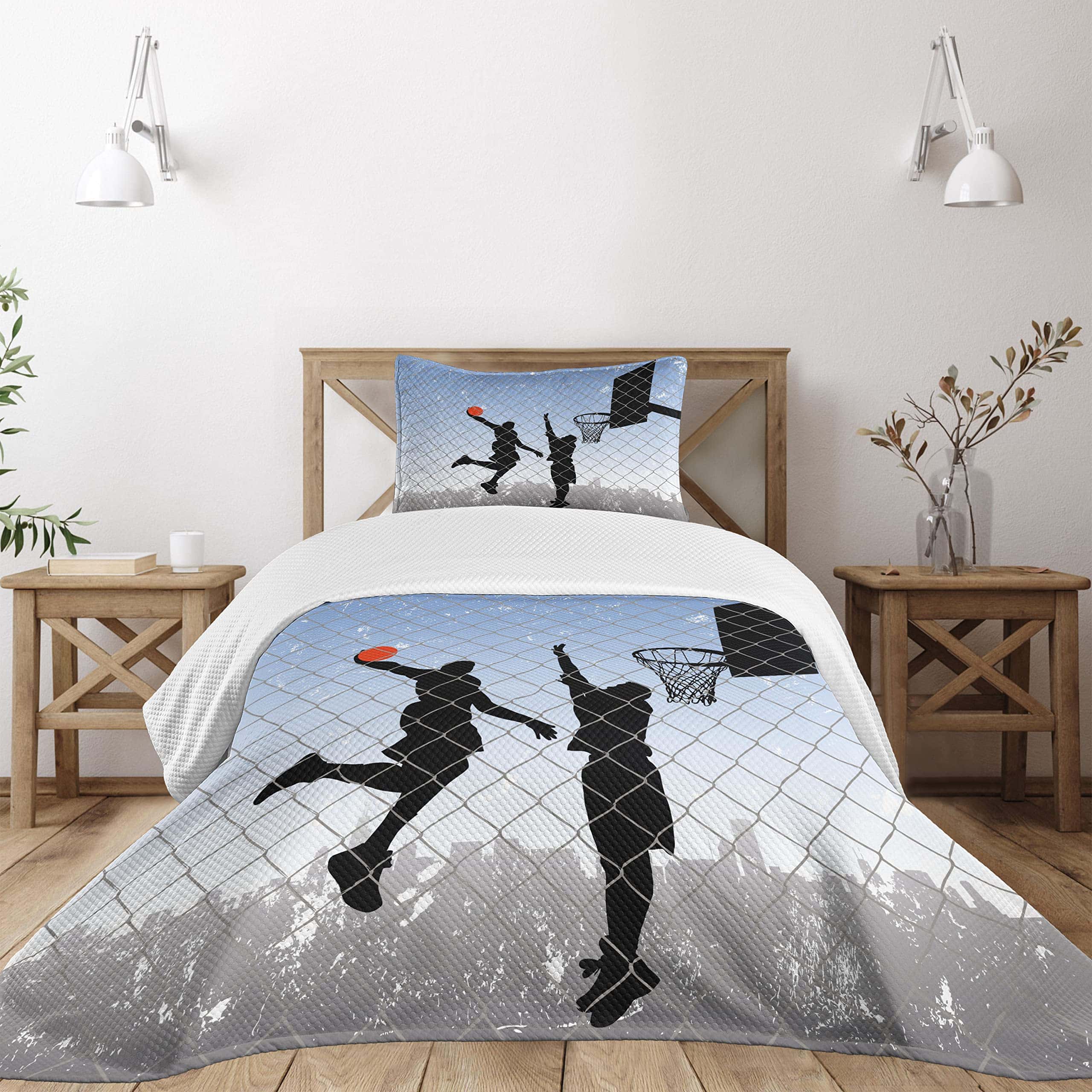 Edredón Lunarable, Tema de Baloncesto en la Calle con 2