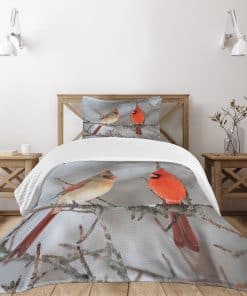 Colcha decorativa de 2 piezas con funda de almohada, par de