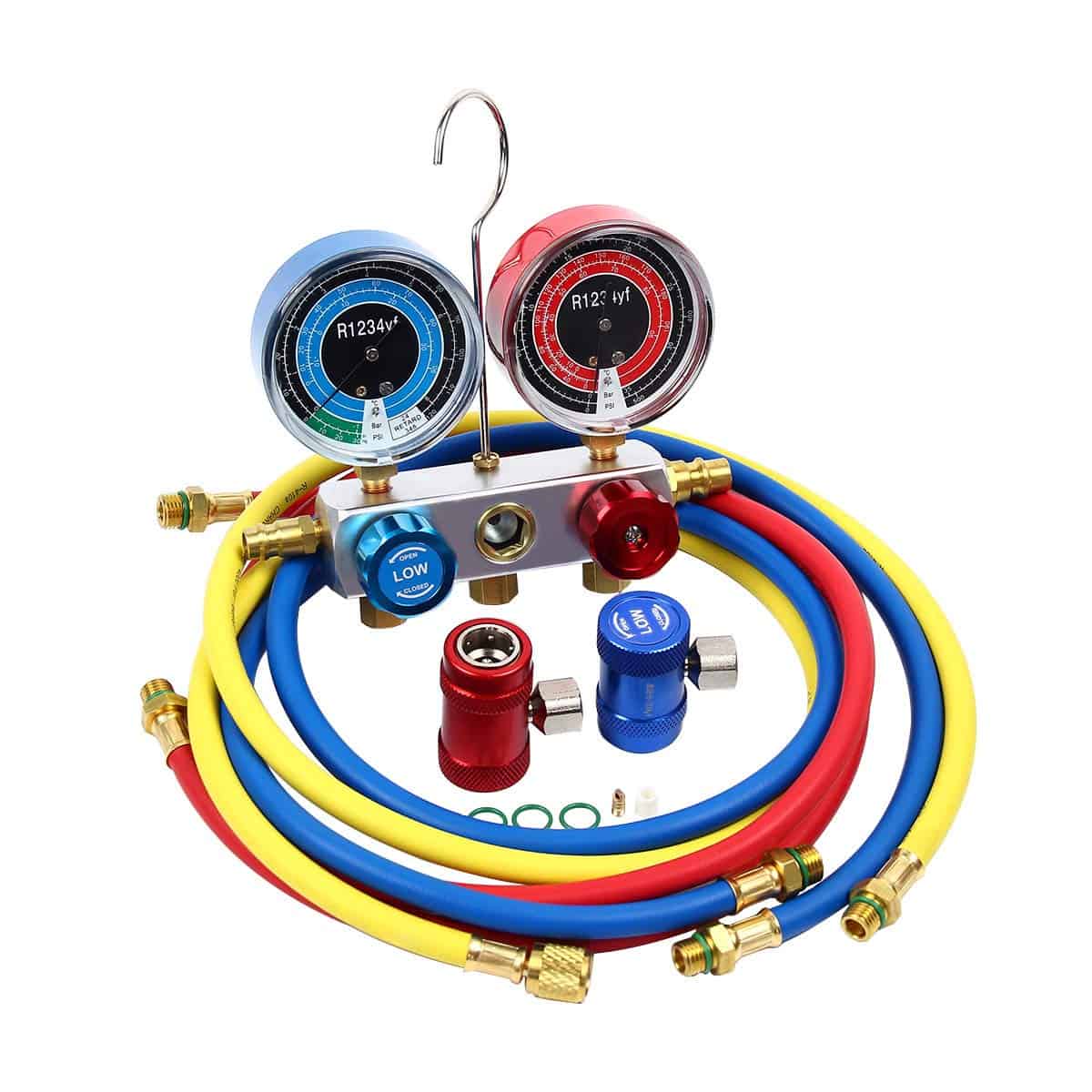 Kit de Manifold de Diagnóstico de Aire Acondicionado para