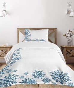 Edredón Lunarable Snowflake, Patrón de Marco de Temporada