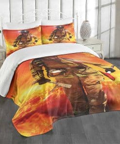 Edredón Lunarable Service, Hombre en un Edificio en Busca