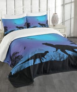 Colcha de Lunarable Dinosaurio, Dinosaurios Vagando en la