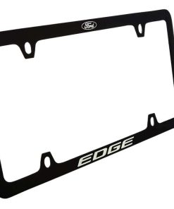 Portaplacas de Metal Negro con Logo Ford Edge