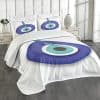 Colcha Lunarable Evil Eye, Tema de Mal de Ojo Turco,