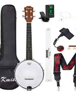 Kmise, 4, Banjolele Banjo Ukulele Tamaño Concierto 23