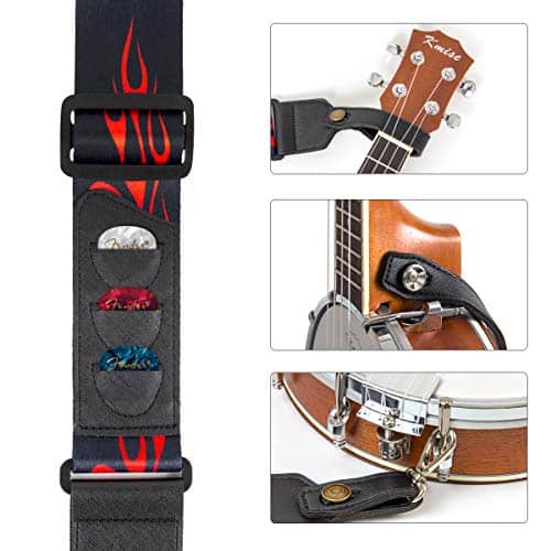 Kmise, 4, Banjolele Banjo Ukulele Tamaño Concierto 23 - Imagen 8