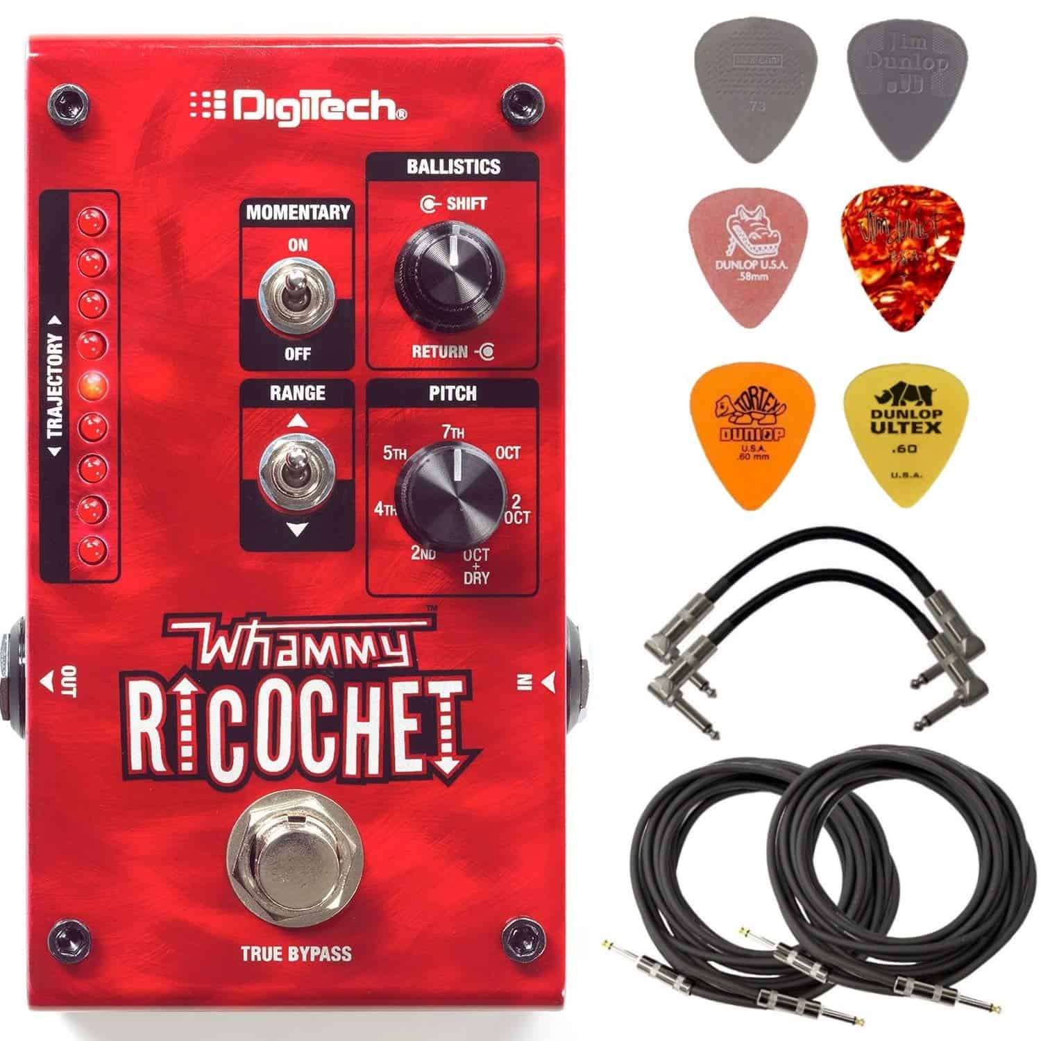 Pedal de efecto de guitarra Digitech WHAMMY RICOCHET con 4