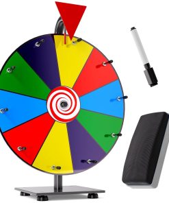 Ruleta de premios giratoria de 12 pulgadas de alta