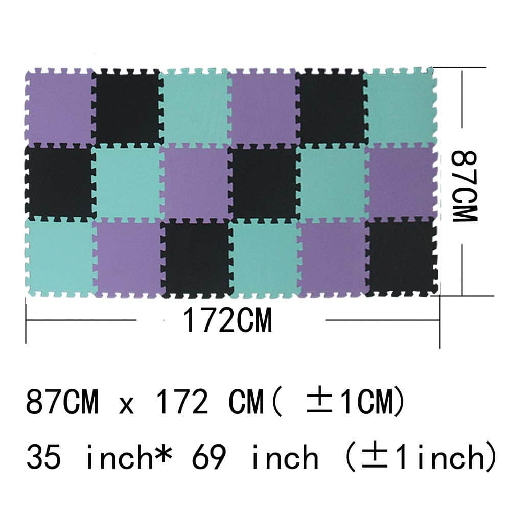 MQIAOHAM 18 Piezas Alfombras de Rompecabezas, Alfombra de - Imagen 4