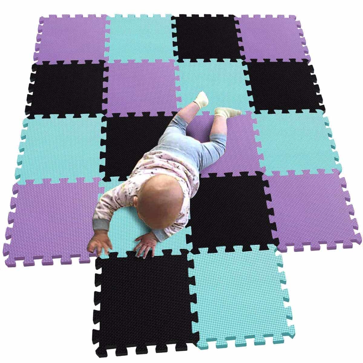 MQIAOHAM 18 Piezas Alfombras de Rompecabezas, Alfombra de