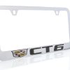 Marco de Placa de Licencia de Latón Cadillac CT6 con