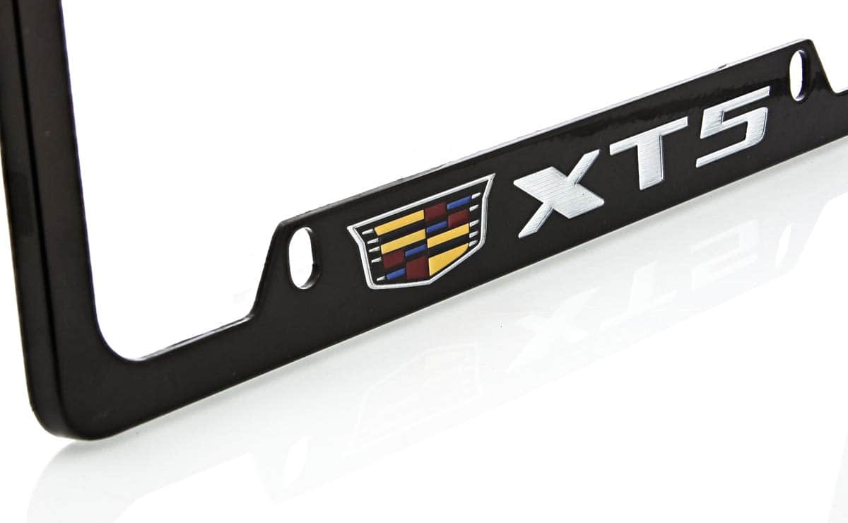 Marco de placa de matrícula de zinc Cadillac XT5 con - Imagen 4
