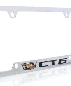 Marco de placa de matrícula de latón para Cadillac CT6 con