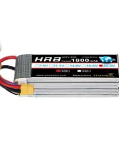 Batería Lipo HRB 6S 1800mAh con Conector XT60 50C 22.2V