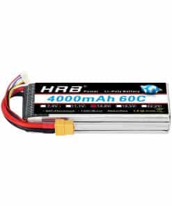 Batería Lipo HRB 4S XT60 4000mAh 60C 14.8V Batería Lipo RC