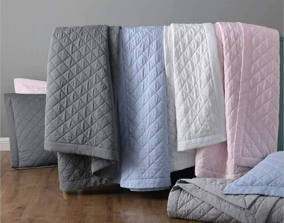 Chezmoi Collection Owen Juego de Colcha de 3 Piezas Suave - Imagen 5