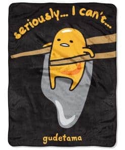 NORTHWEST Gudetama Seriously... I Can't Fleece Super Plush