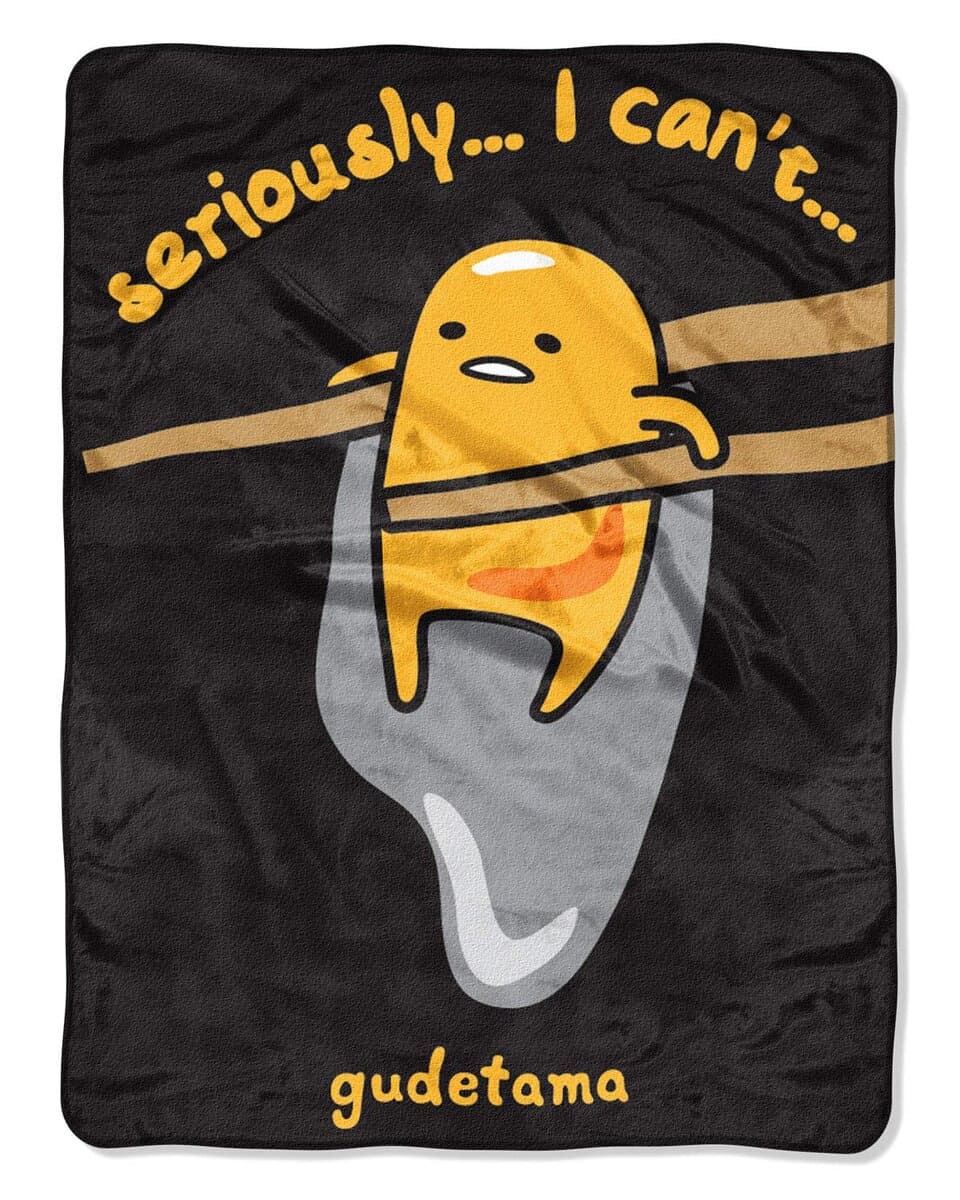 NORTHWEST Gudetama Seriously... I Can't Fleece Super Plush