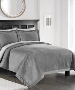 Juego de Colcha de Terciopelo de Diseño lujoso con