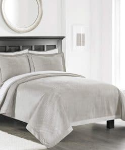 Set de Colcha de Lujo con Diseño de Terciopelo