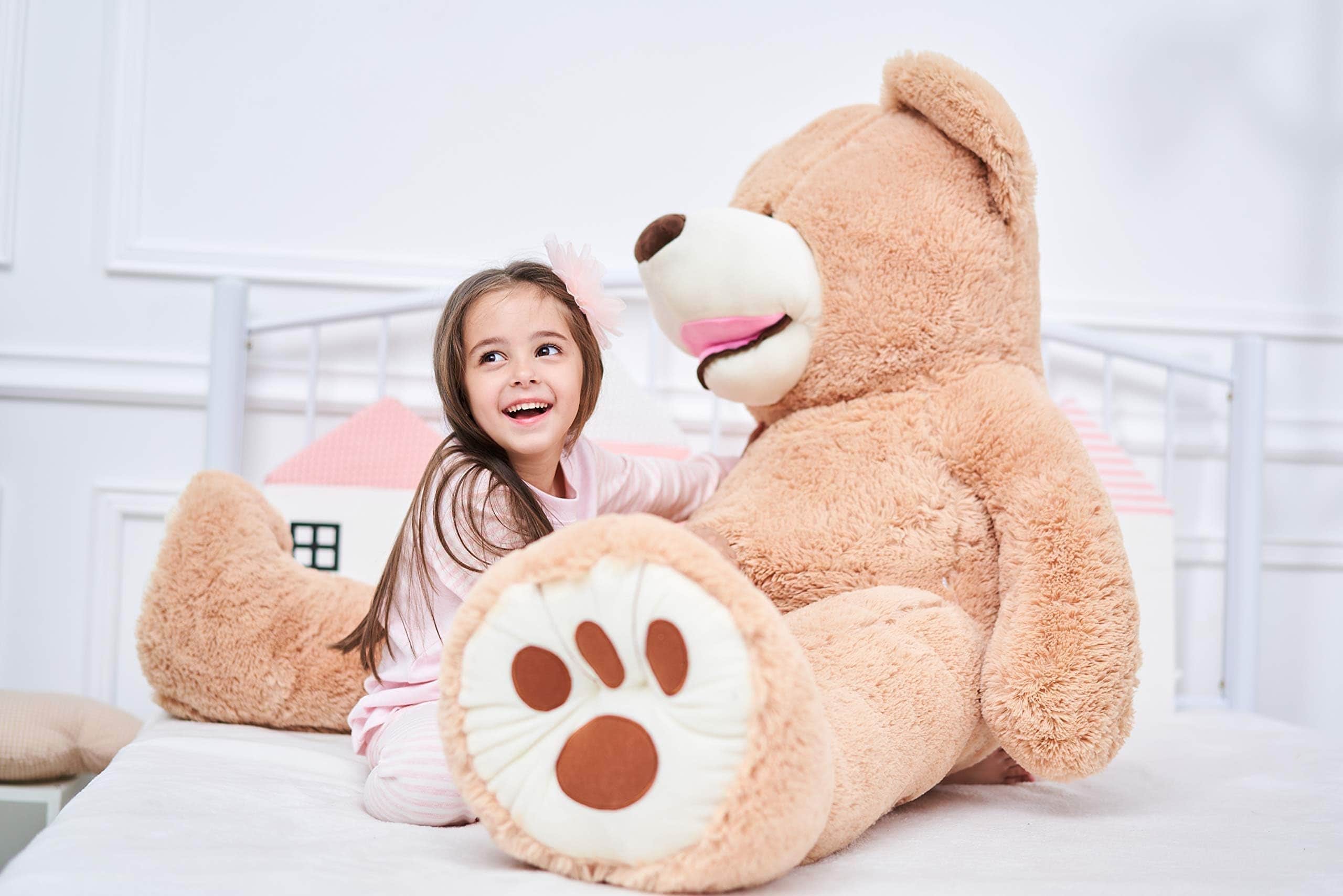 Peluche Gigante de Oso de Peluche IKASA (Marrón, 63 - Imagen 8