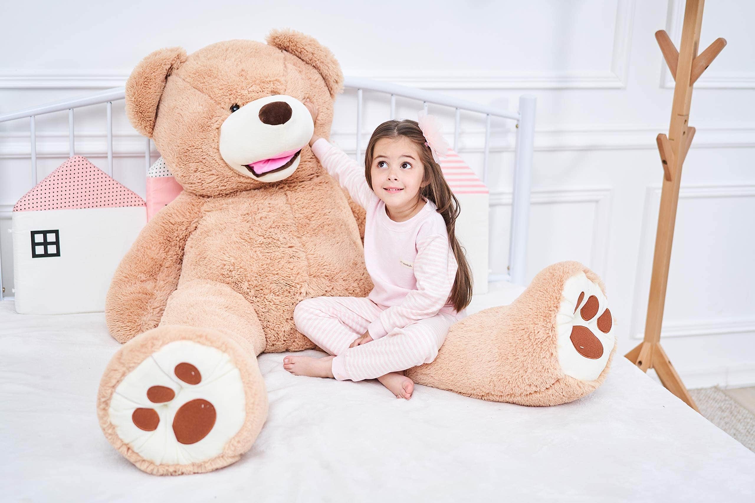 Peluche Gigante de Oso de Peluche IKASA (Marrón, 63 - Imagen 5