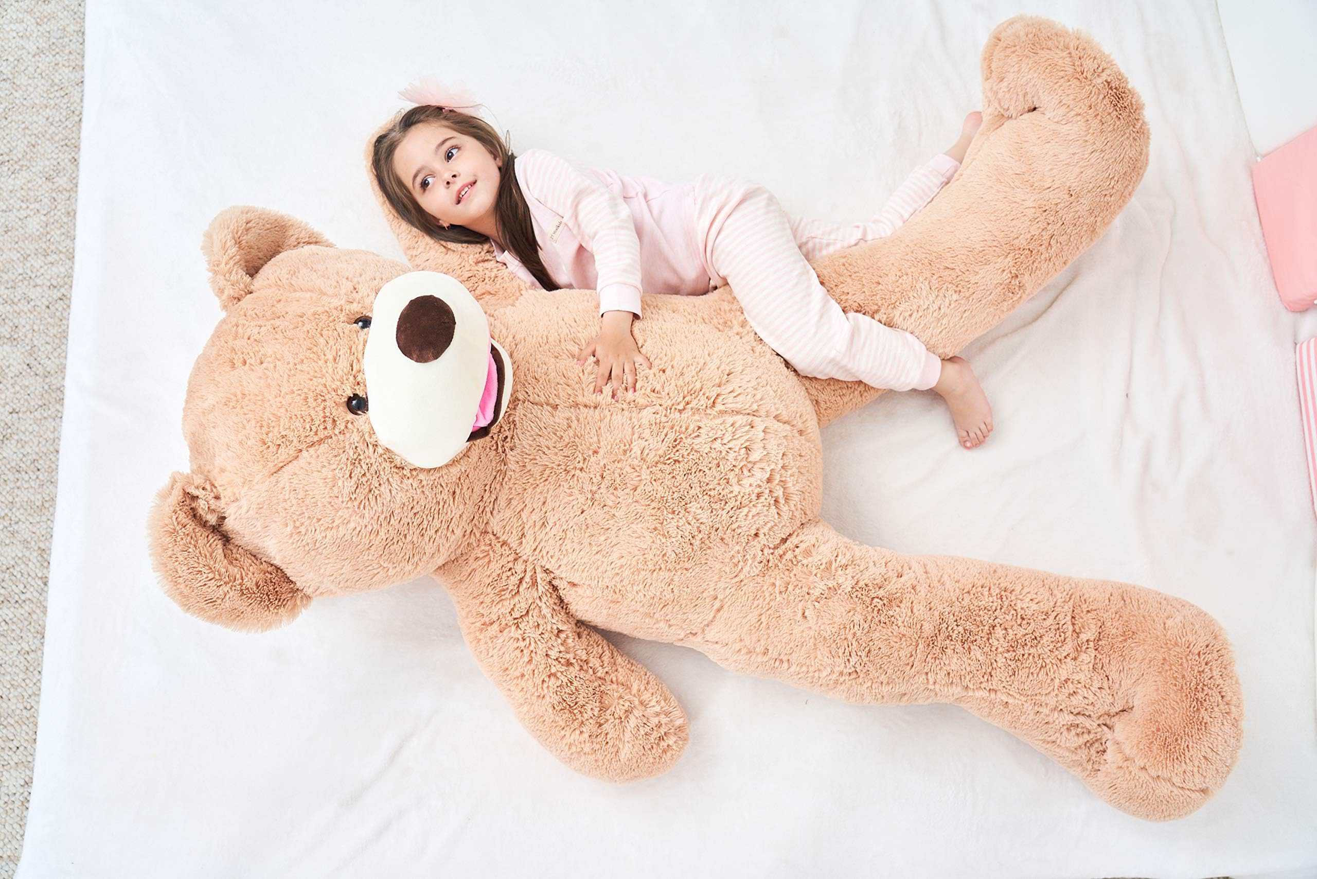 Peluche Gigante de Oso de Peluche IKASA (Marrón, 63 - Imagen 9